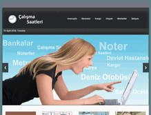 Tablet Screenshot of calisma-saatleri.com